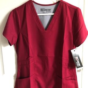 NWT Grey’s Anatomy scrub top.